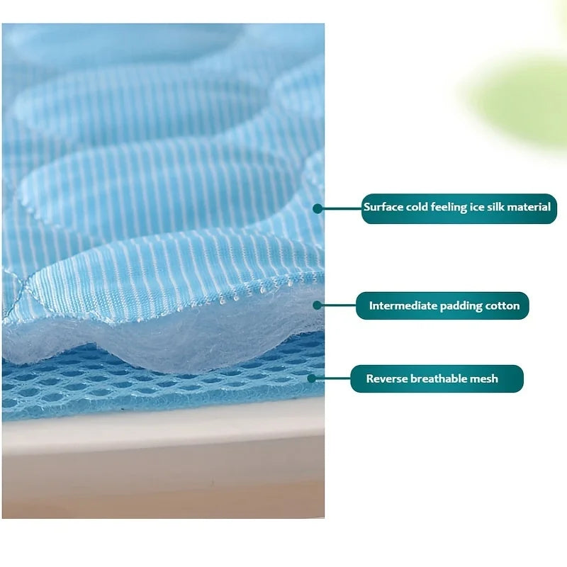 Pet Cooling Mat- Extra Large Dog Cooling Bed for Summer, Ideal for Small and Large Dogs, Durable Cat Blanket for Sofa, Ice Pad for Pets - Paws Solution pet cooling mat 5
