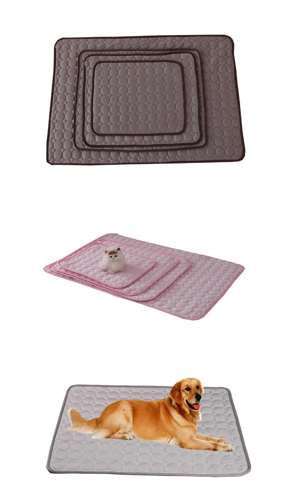 Pet Cooling Mat- Extra Large Dog Cooling Bed for Summer, Ideal for Small and Large Dogs, Durable Cat Blanket for Sofa, Ice Pad for Pets - Paws Solution pet cooling mat
