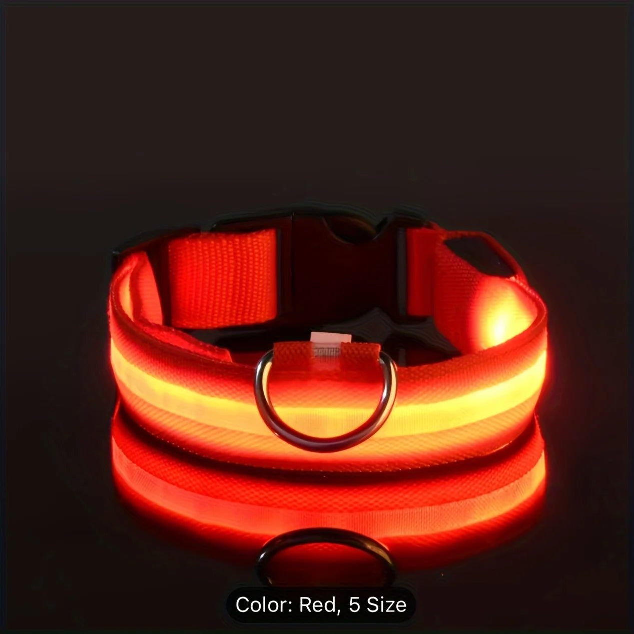LED for Dog Collar - Reflective, Durable, Geometric Pattern, Battery-Powered, Ideal for Night Safety and Small/Medium Breeds - LED for Dog Collar - Reflective, Durable, Geometric Pattern, Battery-Powered, Ideal for Night Safety and Small/Medium Breeds