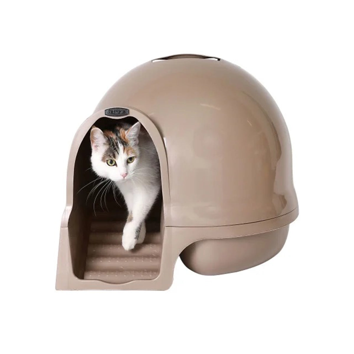 Dome Clean Step Enclosed Cat Litter Box: Odor Control, Easy-to-Clean - Paws Solution