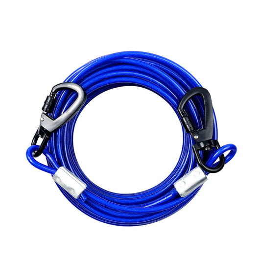 Outdoor Dog Walking Cable: Portable, Durable - Paws Solution