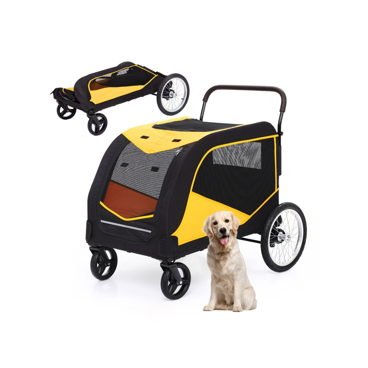 Large Dog Wagon: Hiking & Jogging Stroller - Paws Solution