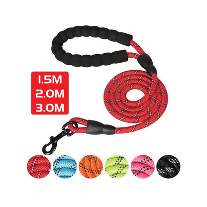 Strong Reflective Dog Leash | Durable Traction Rope for All Sizes - Paws Solution