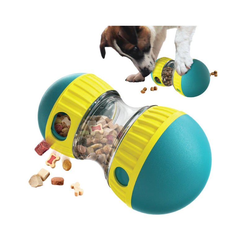 Dog Tumbler Toy: Leaky Food Ball for Slow Feeding - Paws Solution