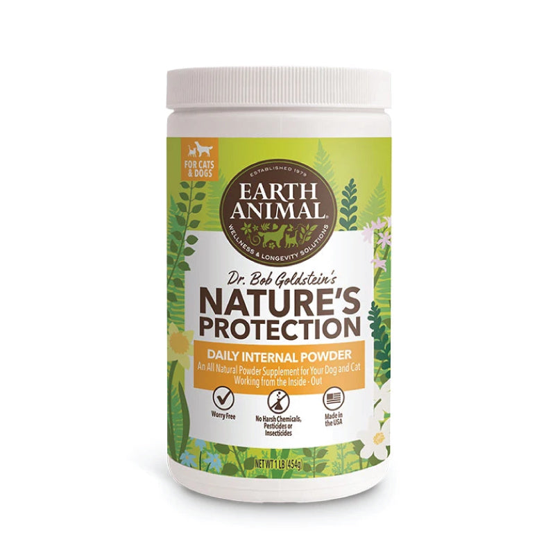 Earth Animal Flea And Tick Program Daily Internal Powder For Dogs 16oz. - Paws Solution