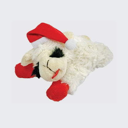 Multipet Lamb Chop W/ Santa Hat 6 Inch - Paws Solution