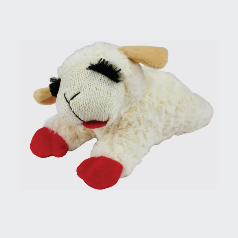 Multipet Lamb Chop Dog Toy 1ea/10 in - Paws Solution