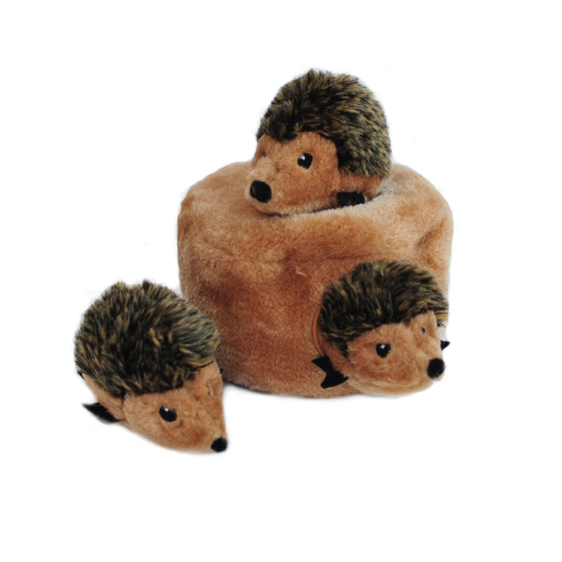 ZippyPaws Zippy Burrow Dog Toy Hedgehog Den 1ea/MD - Paws Solution