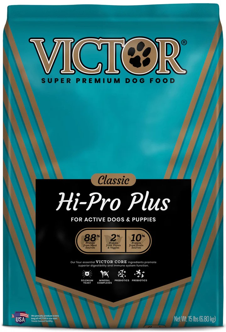 Victor Hi-Pro Plus Dry Dog Food, Beef, 15 lb - Paws Solution