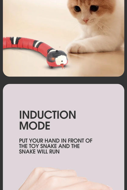 Smart Sensing Snake Cat Toy