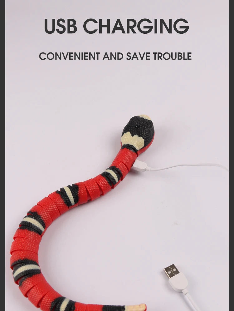 Smart Sensing Snake Cat Toy