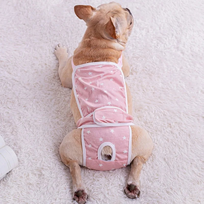 Pet Diapers Dog Shorts Jumpsuit Adjustable Suspenders Physiological Pants Underwear Sanitary Panties For Small Medium Girl Dogs - Paws Solution