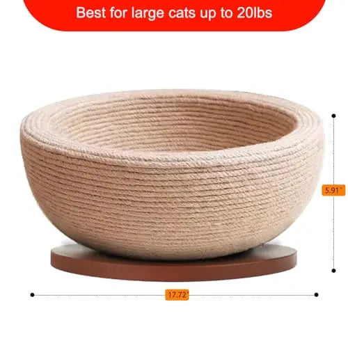 Comfortable Cat Scratcher Bed Lounge: 2-in-1 Design - Paws Solution