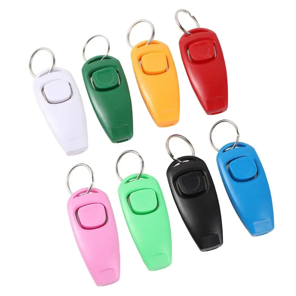 1 Pc Pet Dog Whistle And Clicker Pet Multifunctional 2-in-1 Clicker Puppy Stop Barking Training Aid Clicker Portable Trainer - Paws Solution