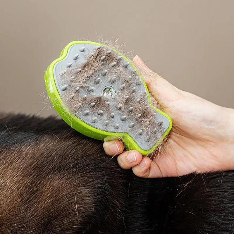 Electric Pet Grooming Brush with Liquid Addition Port for Cats and Dogs - Paws Solution