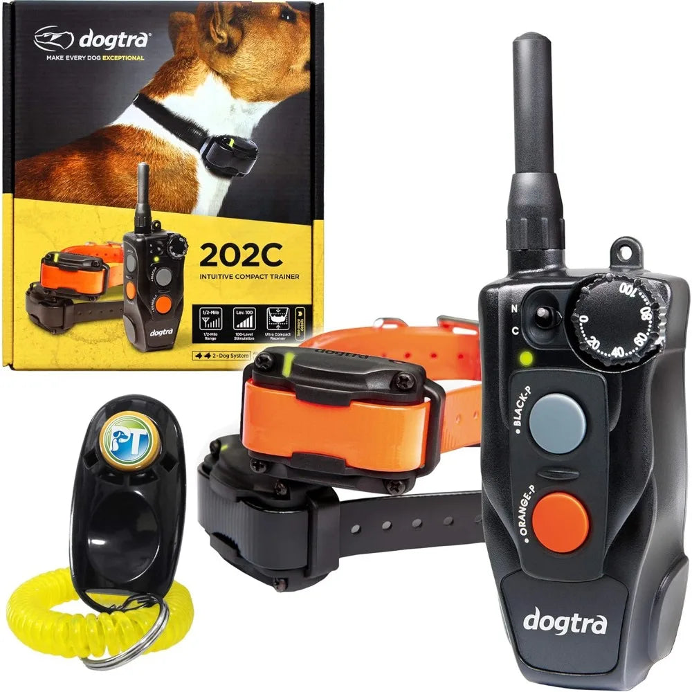 Remote Dog Training Collar: 1/2 Mile Range, Waterproof - Paws Solution