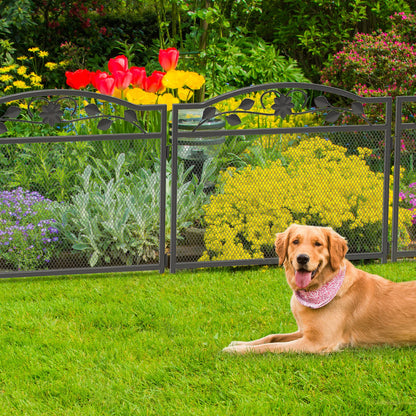 5-Panel Dog Playpen: 32 Inch Tall, Heavy Metal Construction - Paws Solution