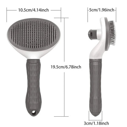 Pet Hair Remover Brush for Dogs & Cats – Grooming and Dematting Tool - Paws Solution Pet Hair Remover Brush for Dogs & Cats – Grooming and Dematting Tool