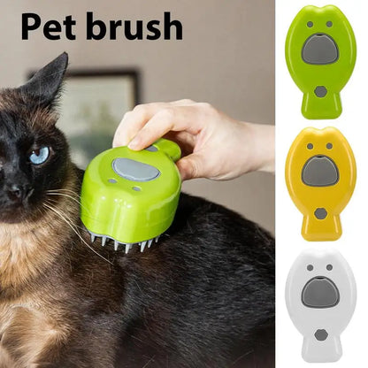 Electric Pet Grooming Brush with Liquid Addition Port for Cats and Dogs - Paws Solution