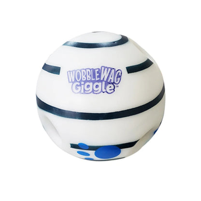 Weeble Wobble Ball for Dogs - Interactive Dog Toy: Wobble Wag Giggle Ball, Fun Sounds When Rolled or Shaken, Pets Know Best, As Seen On TV - Paws Solution