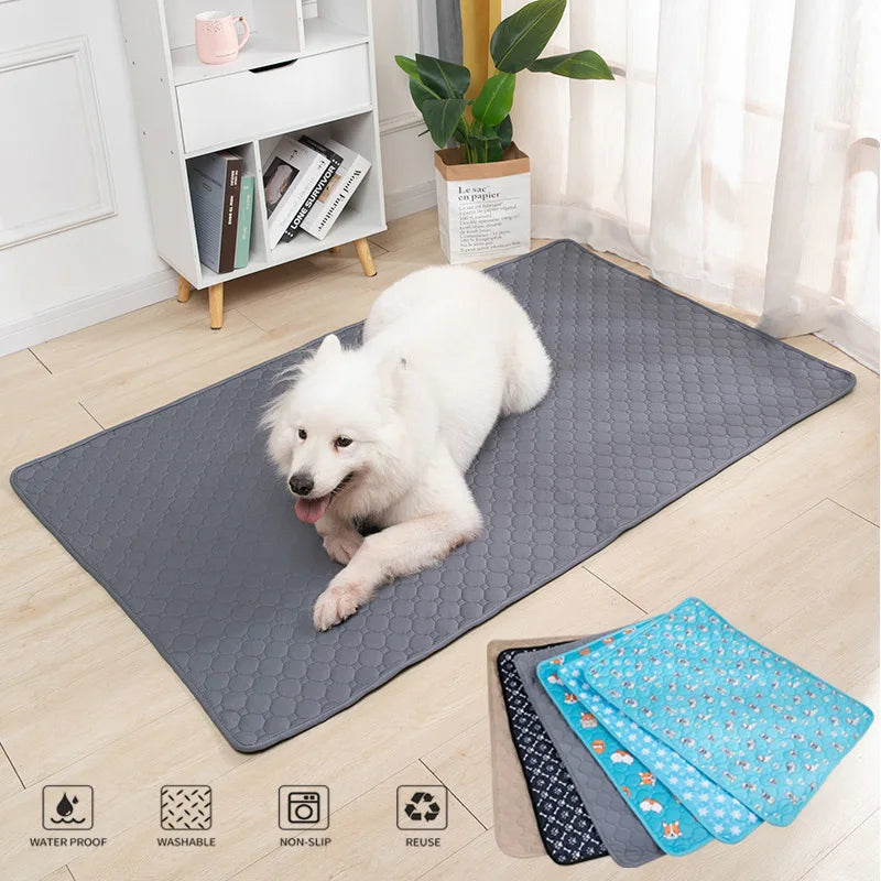 Dog Urine Pads Washable Reusable Anti Slip Pet Pee Pad Puppy Training Pad Pet Bed Urine Mat for Car Seat Cover Pet Supplies - Paws Solution