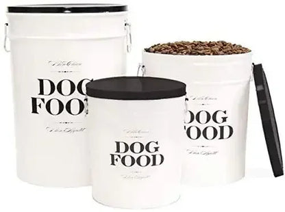 Harry Barker Bon Chien Dog Food Storage Canister, 40 lbs - Paws Solution