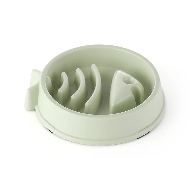 Pet Slow Feeder Bowl, Anti-Choking, Non-Slip, Multiple Colors - Paws Solution