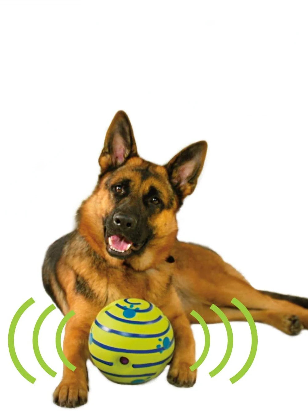 Weeble Wobble Ball for Dogs - Interactive Dog Toy: Wobble Wag Giggle Ball, Fun Sounds When Rolled or Shaken, Pets Know Best, As Seen On TV - Paws Solution