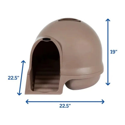 Dome Clean Step Enclosed Cat Litter Box: Odor Control, Easy-to-Clean - Paws Solution