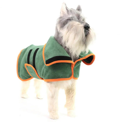 Adjustable Microfiber Dog Bathrobe - Paws Solution