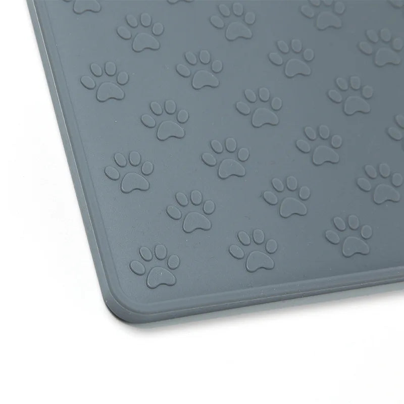 Silicone Waterproof Pet Placemat for Dog and Cat Bowls - Paws Solution