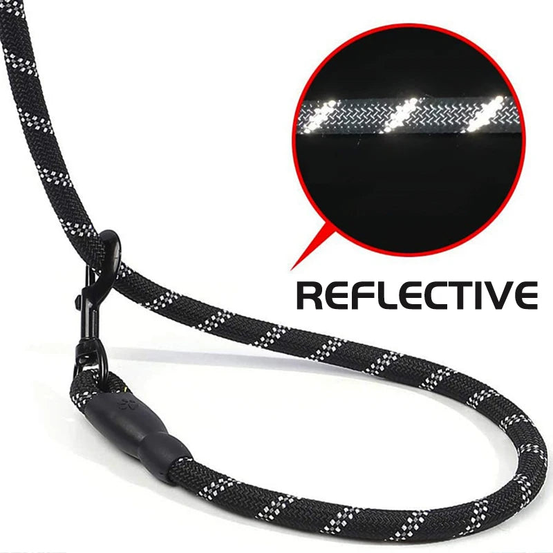 Strong Reflective Dog Leash | Durable Traction Rope for All Sizes - Paws Solution