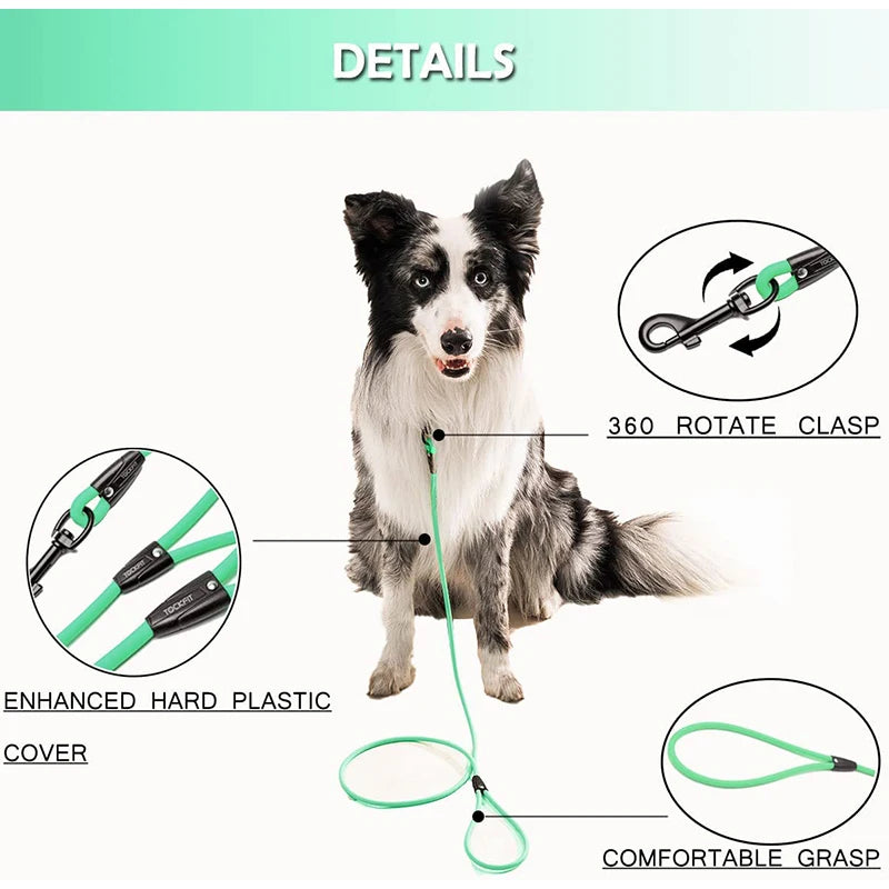 Waterproof Dog Leash: Training Recall, Various Lengths - Paws Solution