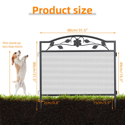 5-Panel Dog Playpen: 32 Inch Tall, Heavy Metal Construction - Paws Solution