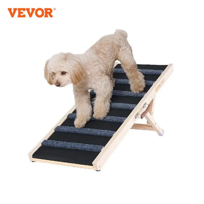 Vevor Dog Ramp: Folding, Adjustable Wooden Ramp - Paws Solution