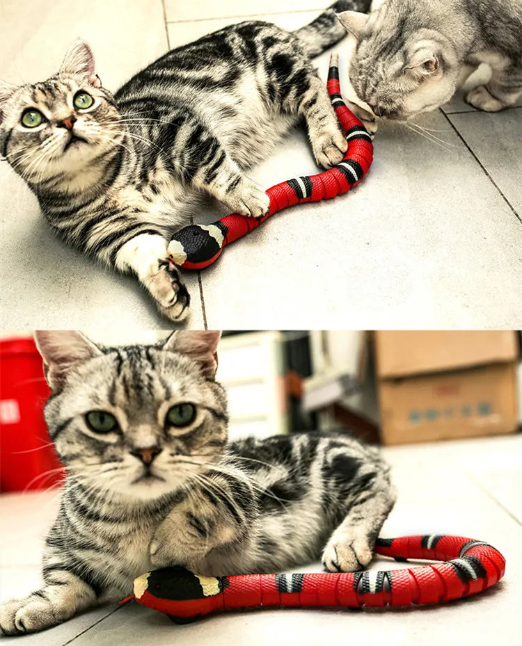 Smart Sensing Snake Cat Toy