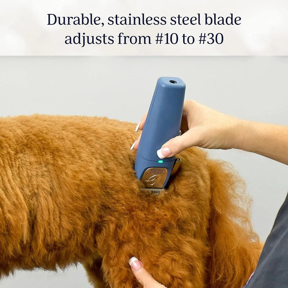 Professional Cordless Pet Clippers: Blue, Lasts Up To 90 Minutes - Paws Solution