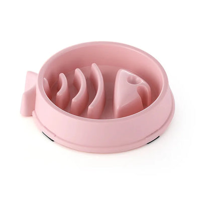 Pet Slow Feeder Bowl, Anti-Choking, Non-Slip, Multiple Colors - Paws Solution