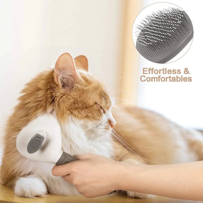 Pet Hair Remover Brush for Dogs & Cats – Grooming and Dematting Tool - Paws Solution Pet Hair Remover Brush for Dogs & Cats – Grooming and Dematting Tool