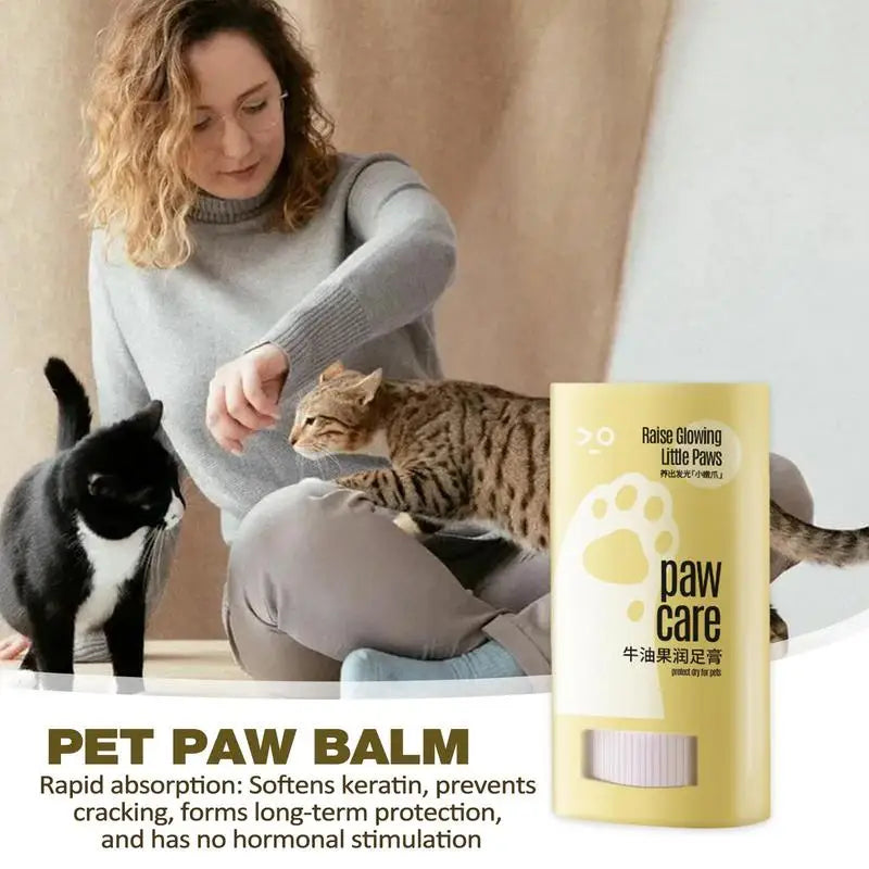 Dog Paw Wax Moisturizer, 15g Paw Balm for Dogs and Cats - Paws Solution