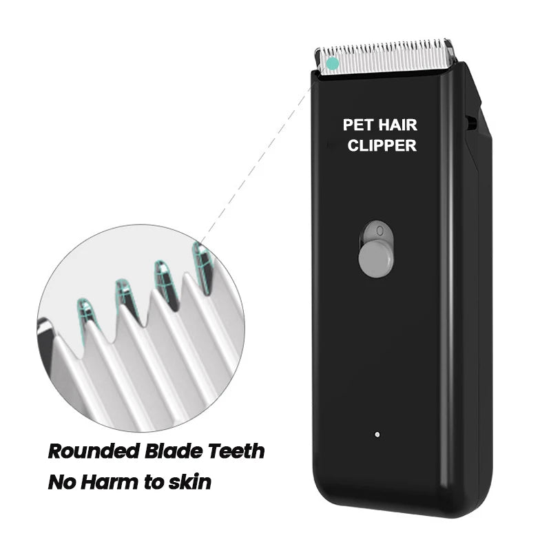 Cordless Dog Clipper, Rechargeable Pet Hair Trimmer, Low Noise, Professional Grooming Electric Cutter - Paws Solution