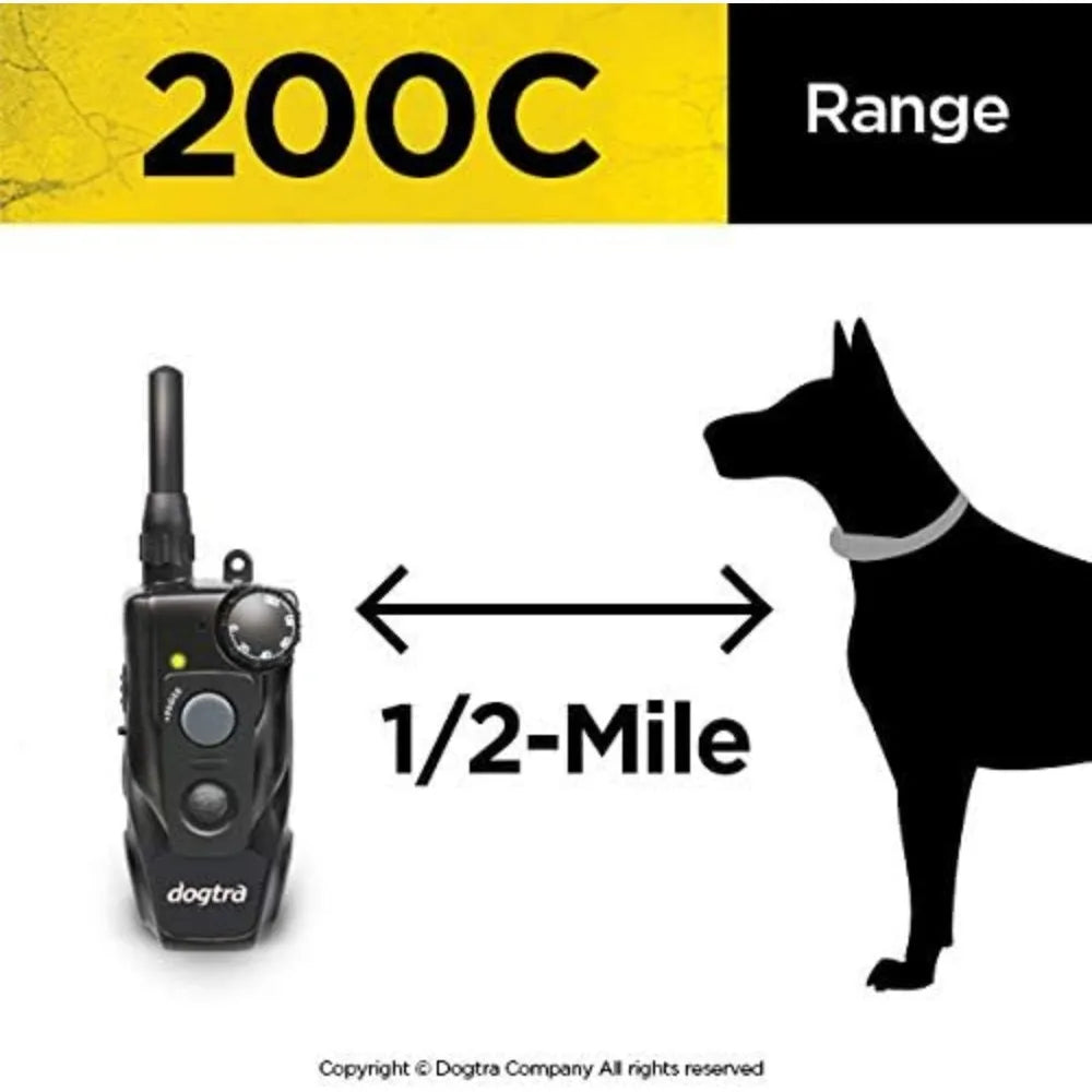 Remote Dog Training Collar: 1/2 Mile Range, Waterproof - Paws Solution