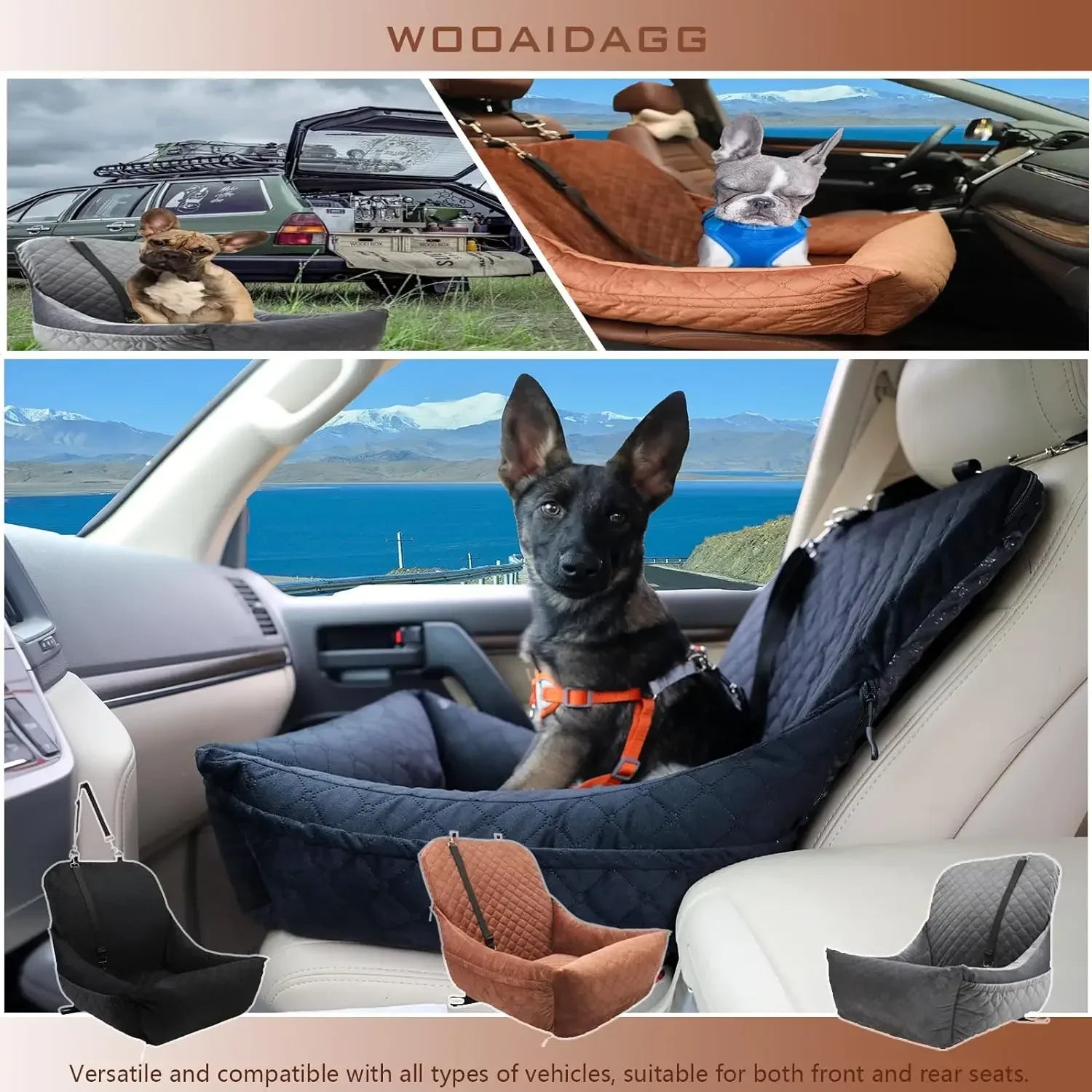 Small Dog Car Seat: Comfy, Removable, Washable - Paws Solution