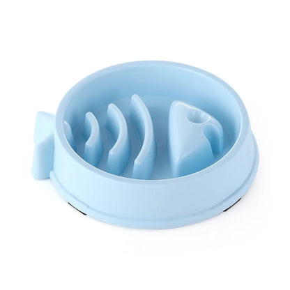 Pet Slow Feeder Bowl, Anti-Choking, Non-Slip, Multiple Colors - Paws Solution