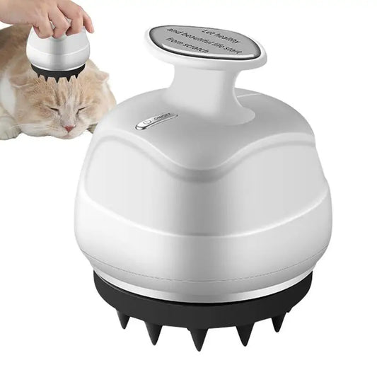 Waterproof Electric Dog Bath Brush: Pet Grooming Tool - Paws Solution