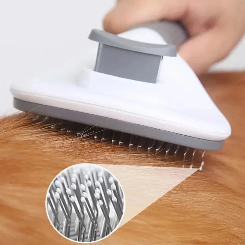 Pet Hair Remover Brush for Dogs & Cats – Grooming and Dematting Tool - Paws Solution Pet Hair Remover Brush for Dogs & Cats – Grooming and Dematting Tool