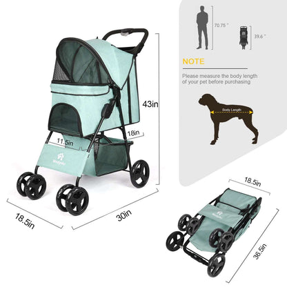 Pet Dog Carrying Stroller Pet Cat Breathable Outdoor Breathable Lightweight Foldable Carrier Stroller for Do переноска для собак