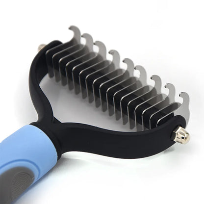 Professional Pet Deshedding Brush Dog Hair Remover Pet Fur Knot Cutter Puppy Cat Comb Brushes Dogs Grooming Shedding Supplies - Paws Solution