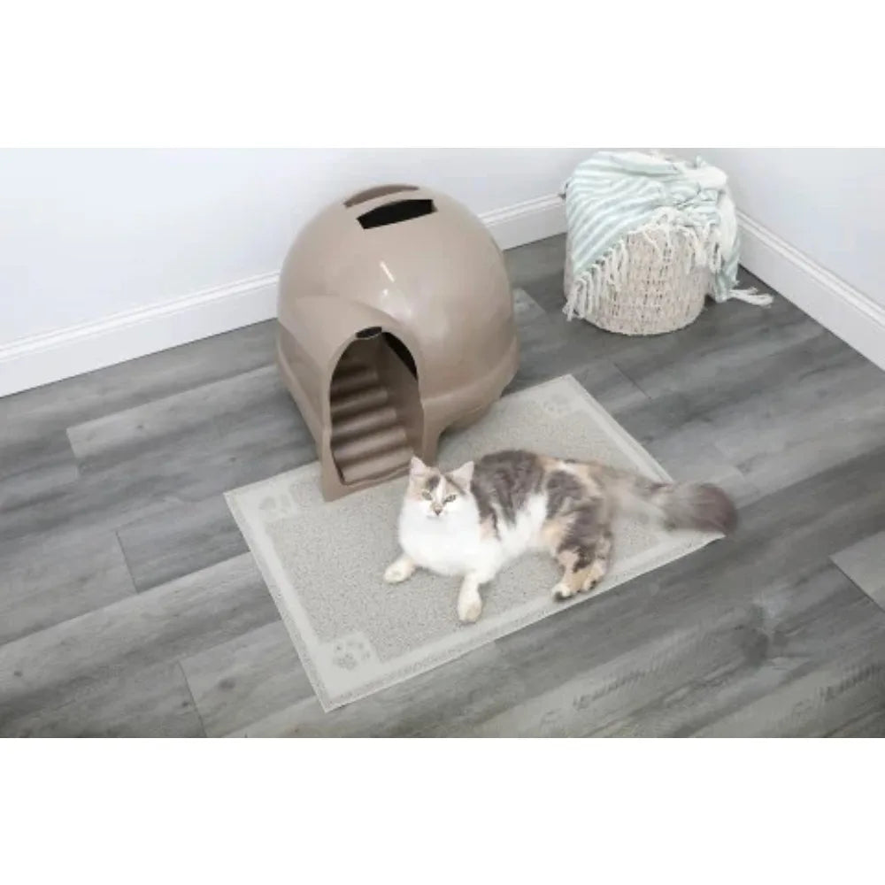 Dome Clean Step Enclosed Cat Litter Box: Odor Control, Easy-to-Clean - Paws Solution